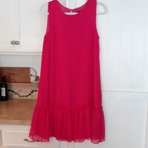 Fun and flirty bright pink dress